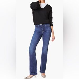 SPANX Sculpt ReDefine High Waist Dark Wash Flare Leg Zip Fly Jeans Size 8